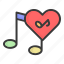 favorite, music, love, tone, musical, note, key 