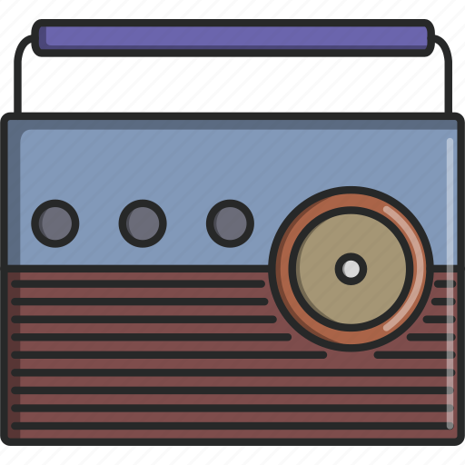 Good music, music, musical, old radio, old times, radio icon - Download on Iconfinder
