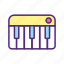 instrument, keyboard, music, piano, sample, synthesizer, tuts 