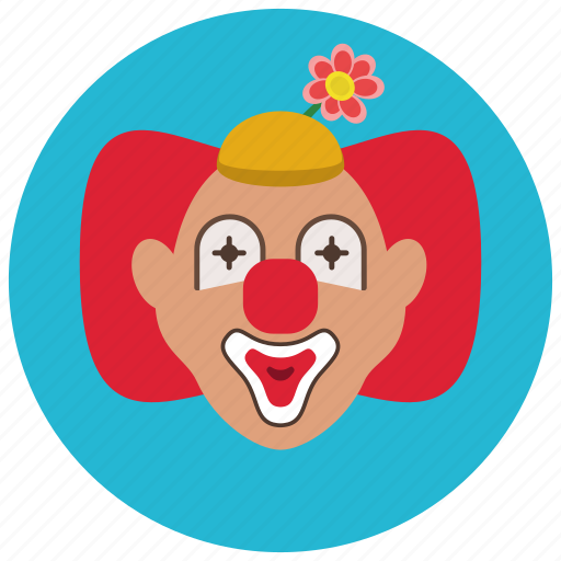 Circus, clown, entertainment, preformer, creepy, funny icon - Download on Iconfinder