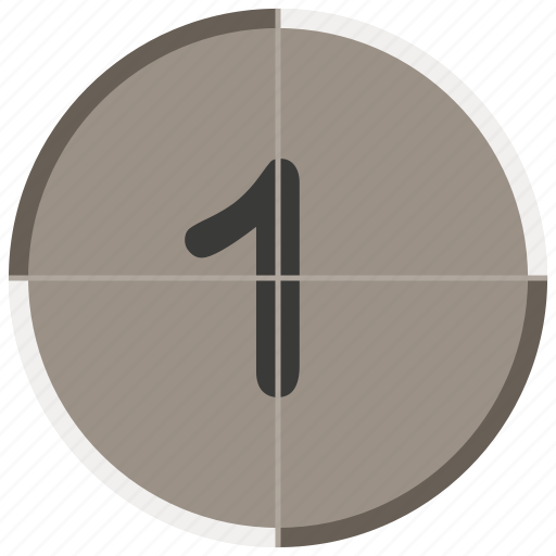 Countdown, entertainment, movie, music, one, 1 icon - Download on Iconfinder
