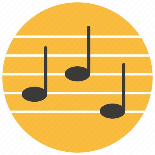 Entertainment, lines, music, notes, read icon - Download on Iconfinder