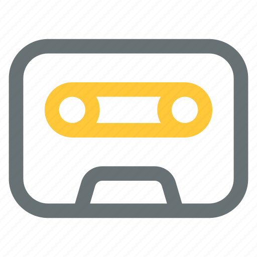 Cassette, tape, audio, sound, player, audio-cassette, cassette tape icon - Download on Iconfinder
