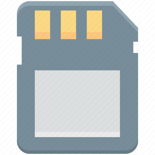 Data storage, memory card, microchip, microsd, sd memory icon - Download on Iconfinder
