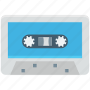 audio tape, cassette, cassette tape, compact cassette, tape