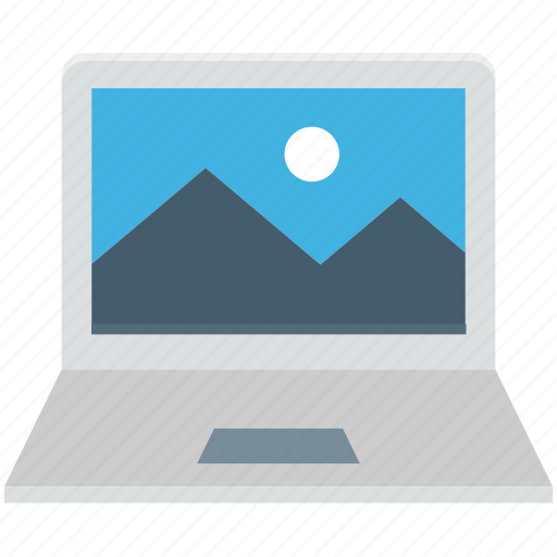 Computer desktop, laptop, laptop wallpaper, open laptop, wallpaper icon - Download on Iconfinder