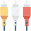 cable cord, headphone connector, jack cable, microphone connector, plug connector 