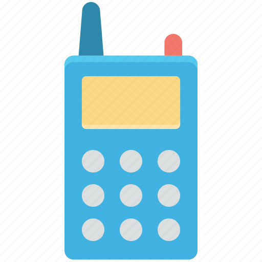 Communication, cordless phone, police radio, radio transceiver, walkie talkie icon - Download on Iconfinder