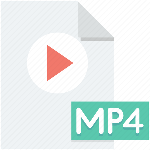 Media file, movie, mp4, mp4 file, video file icon - Download on Iconfinder