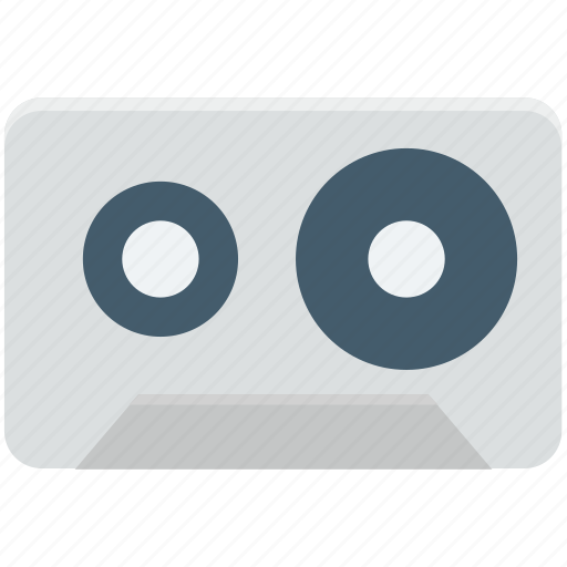 Audio tape, cassette, cassette tape, compact cassette, tape icon - Download on Iconfinder