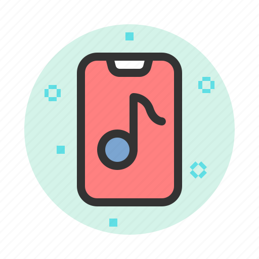 Mobile, music, note, smartphone, sound icon - Download on Iconfinder