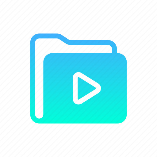 Video, folder, storage, music, play icon - Download on Iconfinder