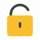 unlock, lock, padlock, security, multimedia