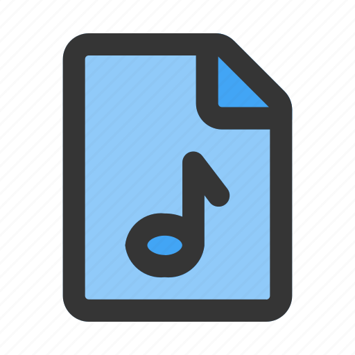 Audio, file, music, files, document, and, multimedia icon - Download on Iconfinder