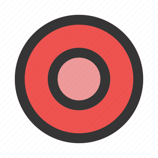 Record, rec, video, recording, button, multimedia icon - Download on Iconfinder
