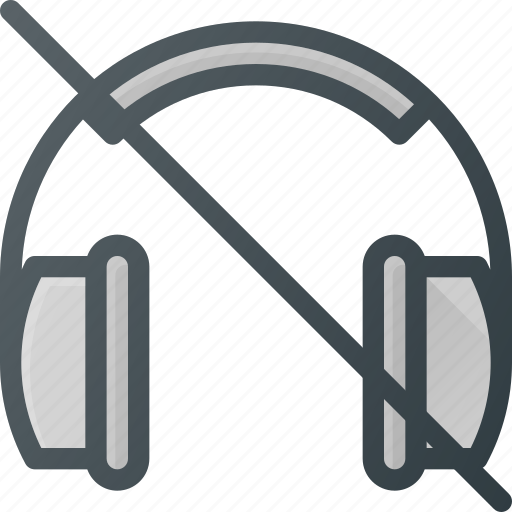 Headphone, headset, music, mute, sound, speaker icon - Download on Iconfinder
