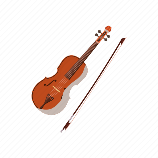 Cartoon, classical, instrument, music, musical, string, violin icon - Download on Iconfinder