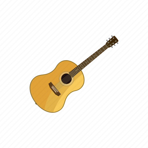 Cartoon, equipment, guitar, instrument, music, musical, string icon - Download on Iconfinder