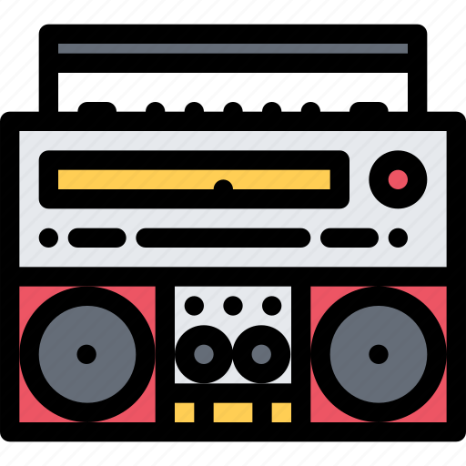 Band, boombox, music, musical instrument, musical style, subculture icon - Download on Iconfinder