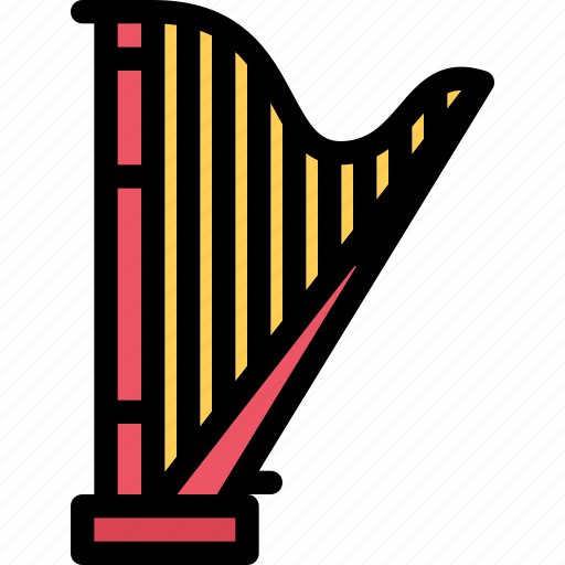 Band, harp, music, musical instrument, musical style, subculture icon - Download on Iconfinder