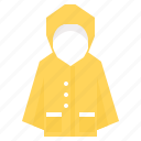 clothes, coat, jacket, raincoat, rainy, sweater 
