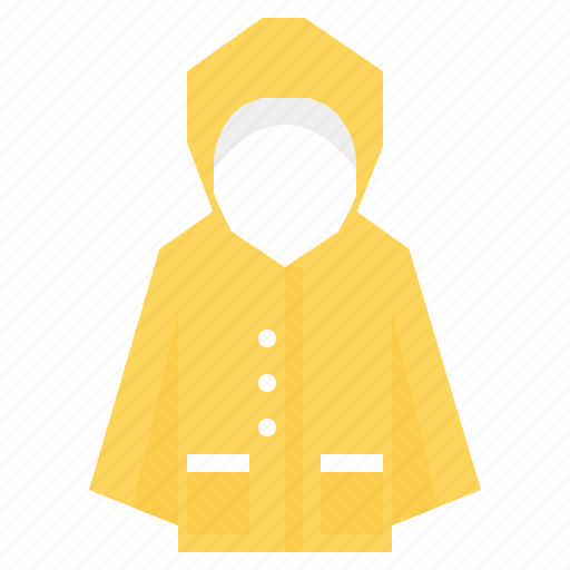 Clothes, coat, jacket, raincoat, rainy, sweater icon - Download on Iconfinder