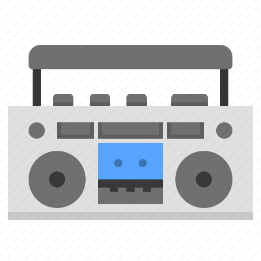 Equipment, music, radio, retro, stereo icon - Download on Iconfinder