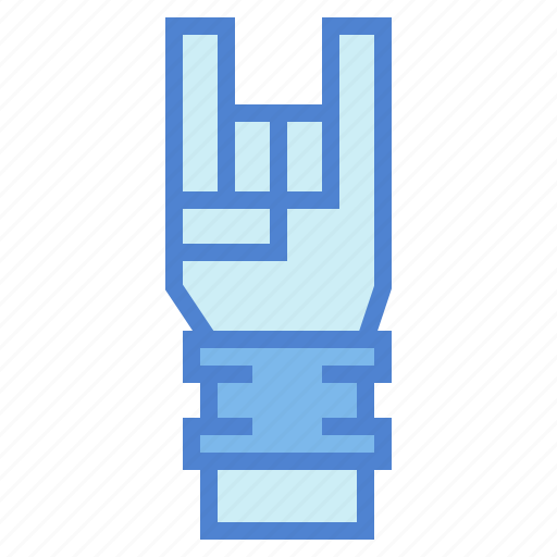 Gesture, hand, heavy, metal icon - Download on Iconfinder