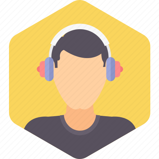 Headphone, listening, music, song, volume, hear icon - Download on Iconfinder