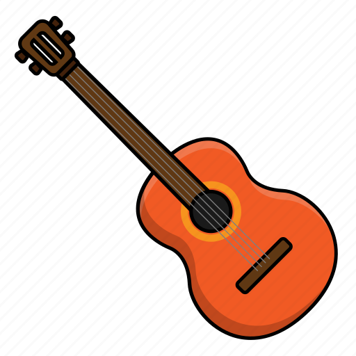 Accoustic guitar, guitar, instrument, music, percussion icon - Download on Iconfinder