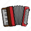 accordion, accordionist, instrument, music 