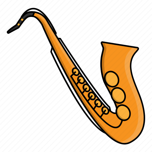 Instrument, music, orchestra, saxophone, wind instrument icon - Download on Iconfinder