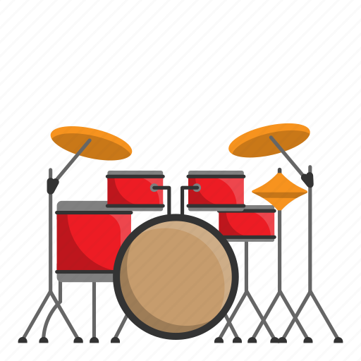 Drum, drum set, instrument, music, orchestra, percussion icon - Download on Iconfinder