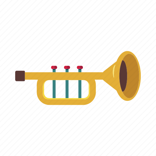 Brass, jazz, orchestra, trumpet, wind instrument icon - Download on Iconfinder