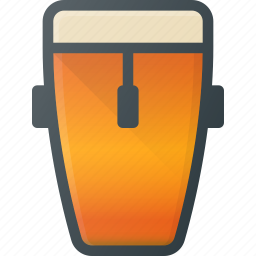 Conga, instrument, music, play icon - Download on Iconfinder