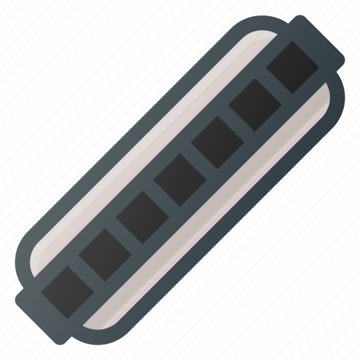 Harmonica, instrument, music, play icon - Download on Iconfinder