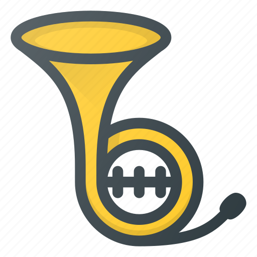Horn, instrument, music, play, trompet icon - Download on Iconfinder