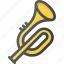 horm, instrument, music, play, tromp, trompet 