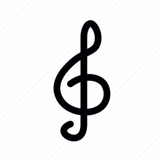 Clef, music, musical notation, orchestra, violin icon - Download on Iconfinder