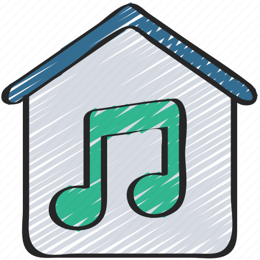 House, music, musical, production, studio icon - Download on Iconfinder