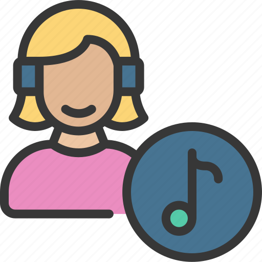 Female, music, musical, producer, production icon - Download on Iconfinder