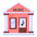 music shop, architecture, music store, music studio, studio