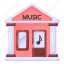 music shop, architecture, music store, music studio, studio 