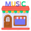 music shop, architecture, music store, music studio, studio building 