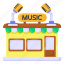 music studio, music room, music store, music shop, studio building 