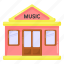 music studio, music room, music store, music studio building, music shop 