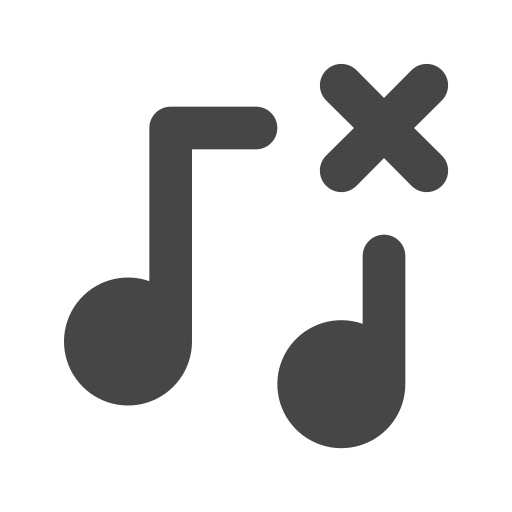 Delete, music, playlist, remove, song, track icon - Free download