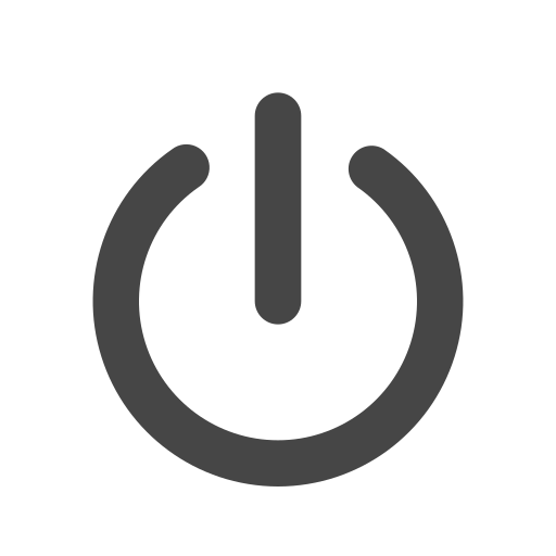 Down, log, off, out, power, shut, energy icon - Free download