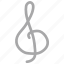 clef, g clef note, musical note, musical sign 
