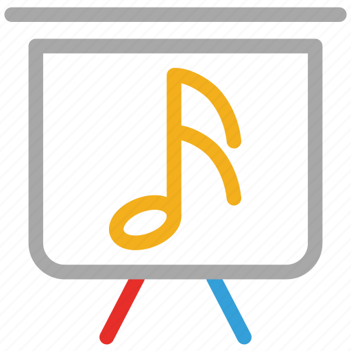 Display, music, musical sign, screen icon - Download on Iconfinder